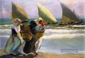 Drei Segel Maler Joaquin Sorolla
